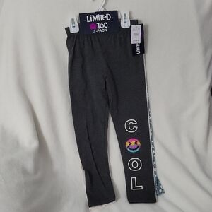 Limited Too Kids' 3 Pack Leggings - Cool Design